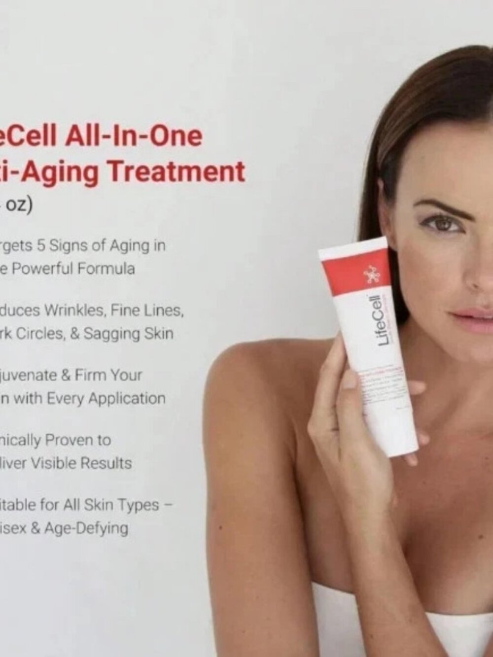 LifeCell South Beach All-In-One Anti Aging Treatment Cream 2.54oz 75ml New - Picture 4 of 5